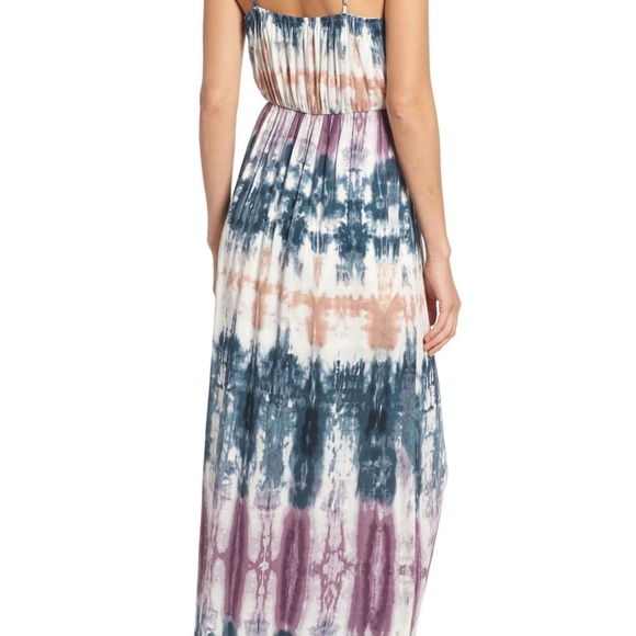 One Clothing Surplice Tie Dye Maxi Dress Medium - Picture 5 of 8